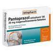 Pantoprazol-ratiopharm SK 20 mg magensaftresistent Tabletten  - 1
