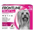 Frontline Tri-Act L&ouml;sung z.Auftropfen f&uuml;r Hunde 2-5 kg - 1