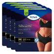 TENA SILHOUETTE plus M noir Inkontinenz Pants - 1