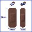 Hansaplast Sensitive Pflasterstrips hautton dark - 3