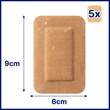 Hansaplast Flexible Wundverband 6x9,5 cm Strips - 3