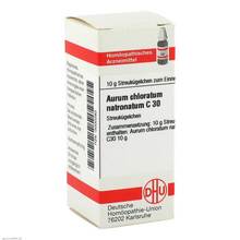 Abbildung: Aurum chloratum natronatum C 30 Globuli 10 g, Globuli PZN 00000282 