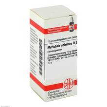 Abbildung: Myristica sebifera D 3 Globuli 10 g, Globuli PZN 00001376 