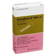 Abbildung: Zymafluor D 500 C C Tabletten 90 St, Tabletten PZN 00014901 