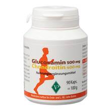 Abbildung: Glucosamin 500 mg + Chondroitin 400 mg Kapseln 90 St, Kapseln PZN 00018135 