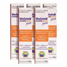 Abbildung: Unizink Kombikraft 5X25 ml, Flaschen PZN 00046723 