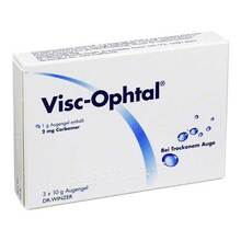 Abbildung: Visc Ophtal Augengel 3X10 g, Augengel PZN 00058407 