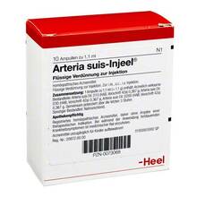 Abbildung: ARTERIA SUIS Injeel Ampullen 10 St, Ampullen PZN 00073068 