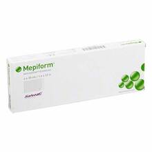 Abbildung: Mepiform 4x30 cm Verband 5 St, Verband PZN 00089187 