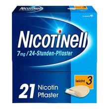 Abbildung: Nicotinell 7 mg / 24-Stunden-Pflaster 17,5mg 21 St, Pflaster transdermal PZN 00110065 