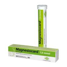 Abbildung: Magnesiocard 7,5 mmol Brausetabletten 20 St, Brausetabletten PZN 00110289 