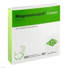 Abbildung: Magnesiocard 7,5 mmol Brausetabletten 100 St, Brausetabletten PZN 00110303 