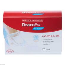 Abbildung: Dracopor waterproof Wundverband 5x7,2 cm steril 25 St, Verband PZN 00114092 