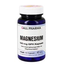 Abbildung: Magnesium 100 mg Gph Kapseln 60 St, Kapseln PZN 00117908 