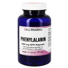 Abbildung: PHENYLALANIN 500 mg GPH Kapseln 90 St, Kapseln PZN 00128450 