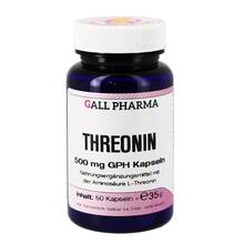 Abbildung: Threonin 500 mg Gph Kapseln 60 St, Kapseln PZN 00128668 