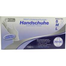 Abbildung: HANDSCHUHE Einmal Nitril S blau 100 St, Handschuhe PZN 00129194 