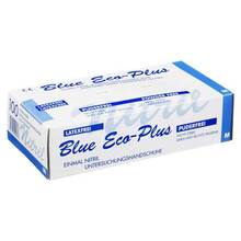 Abbildung: HANDSCHUHE Einmal Nitril M blau 100 St, Handschuhe PZN 00129202 