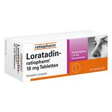 Abbildung: Loratadin-ratiopharm 10 mg Tabletten 100 St, Tabletten PZN 00142912 
