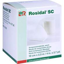 Abbildung: ROSIDAL SC Kompressionsbinde weich 10 cmx2,5 m 1 St, Binden PZN 00144880 
