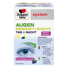 Abbildung: Doppelherz Augen Sehkraft + Schutz system Kapseln 120 St, Kapseln PZN 00148783 