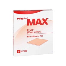 Abbildung: Polymem Max Wund Pad 20x20 cm 5 St PZN 00151101 
