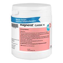 Abbildung: Magnerot Classic N Tabletten 1000 St, Tabletten PZN 00153896 