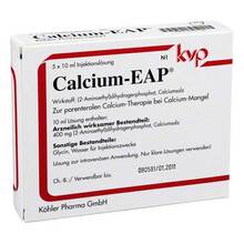 Abbildung: CALCIUM EAP Ampullen 5X10 ml, Ampullen PZN 00167792 
