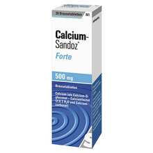 Abbildung: Calcium Sandoz forte Brausetabletten 20 St, Brausetabletten PZN 00169644 
