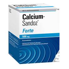 Abbildung: Calcium Sandoz forte Brausetabletten 5X20 St, Brausetabletten PZN 00169650 