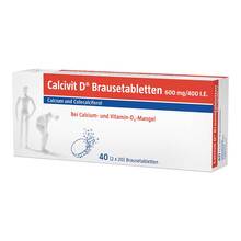 Abbildung: Calcivit D Brausetabletten 40 St, Brausetabletten PZN 00170191 