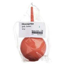 Abbildung: Ohrenspritze 90 g Gummi groß 1 St, Spritzen PZN 00176012 