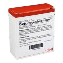 Abbildung: CARBO VEGETABILIS INJEEL Ampullen 10 St, Ampullen PZN 00176897 