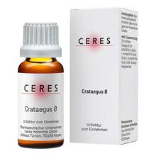 Abbildung: CERES Crataegus Urtinktur 20 ml, Tropfen PZN 00178815 