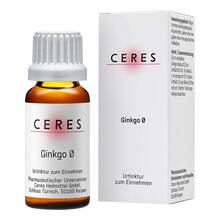 Abbildung: CERES Ginkgo Urtinktur 20 ml, Tropfen PZN 00178985 