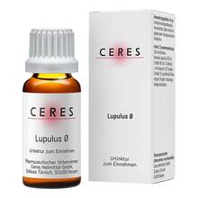 Abbildung: CERES Lupulus Urtinktur 20 ml, Tropfen PZN 00179105 