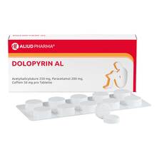 Abbildung: Dolopyrin AL Tabletten 20 St, Tabletten PZN 00190791 