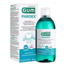 Abbildung: Gum Paroex 0,06% Chx Mundspülung 500 ml PZN 00195883 