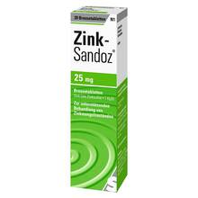 Abbildung: Zink Sandoz Brausetabletten 20 St, Brausetabletten PZN 00209763 
