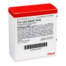 Abbildung: COR SUIS Injeel forte Ampullen 10 St, Ampullen PZN 00242281 