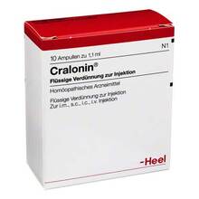 Abbildung: CRALONIN Ampullen 10 St, Ampullen PZN 00245931 