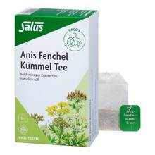 Abbildung: Anis Fenchel Kümmel Tee Afekü Bio Salus Filterbeutel  15 St, Filterbeutel PZN 00249343 