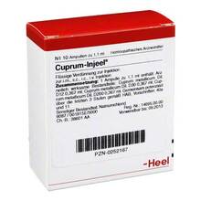 Abbildung: CUPRUM INJEEL Ampullen 10 St, Ampullen PZN 00252167 