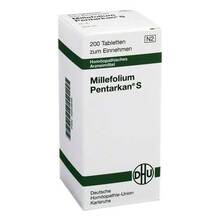 Abbildung: MILLEFOLIUM PENTARKAN S Tabletten 200 St, Tabletten PZN 00253959 