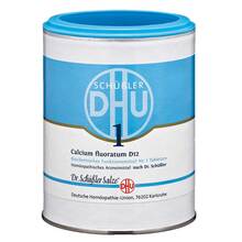 Abbildung: BIOCHEMIE DHU 1 Calcium fluoratum D 12 Tabletten 1000 St, Tabletten PZN 00273815 