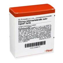 Abbildung: DISCUS INTERVERTEBRALIS suis Injeel forte Ampullen 10 St, Ampullen PZN 00290073 