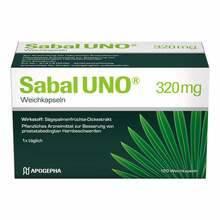 Abbildung: Sabaluno 320 mg Weichkapseln 120 St, Kapseln PZN 00313176 