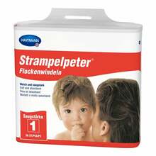 Abbildung: Strampelpeter Flockenwindeln Saugstärke 1 56 St PZN 00367456 