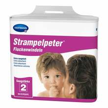 Abbildung: Strampelpeter Flockenwindeln Saugstärke 2 56 St PZN 00367462 
