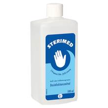 Abbildung: Sterimed Haut- und Händedesinfektion 500 ml, Lösung PZN 00384035 